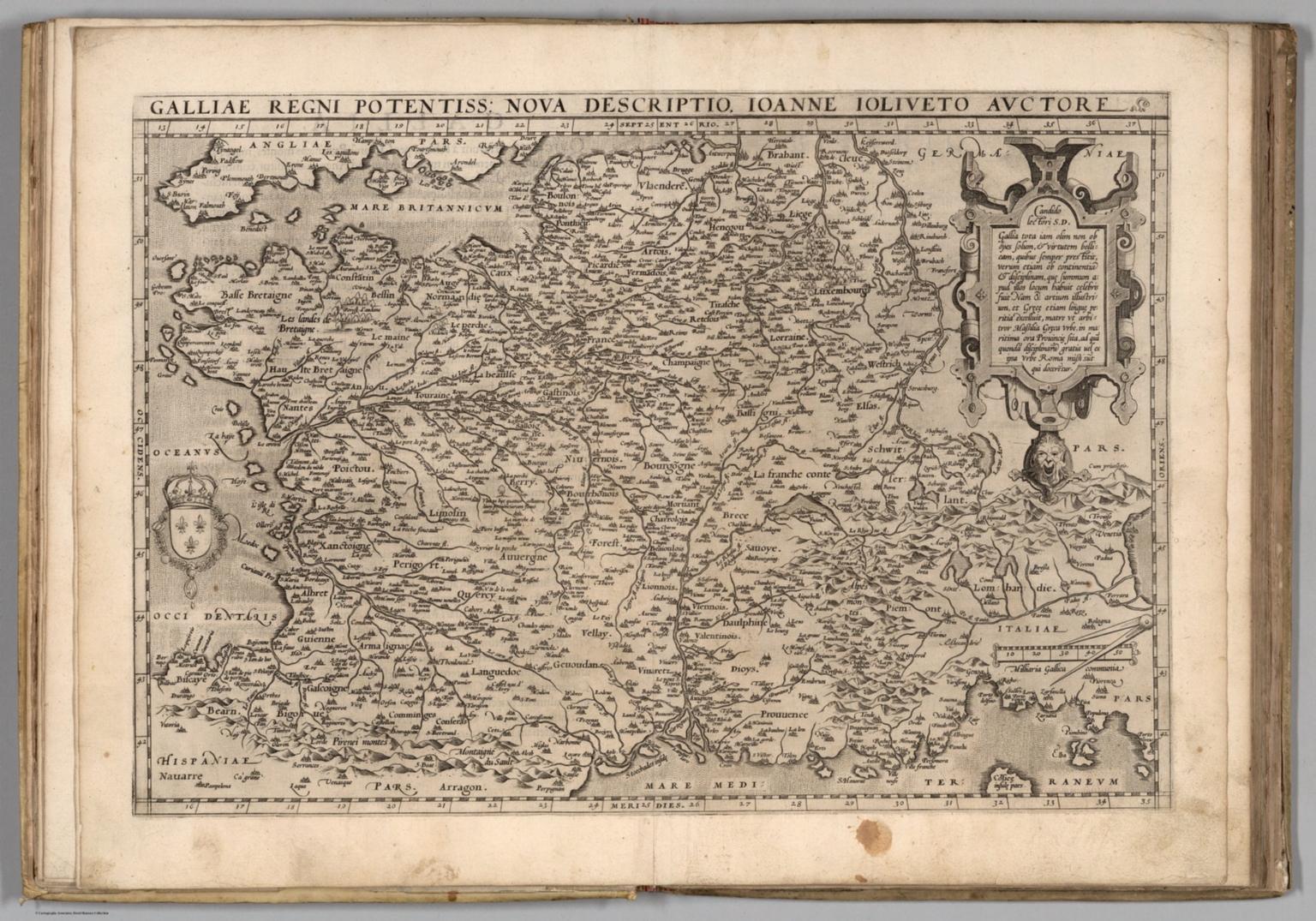 (9) Galliae Regni Potentiss. - David Rumsey Historical Map Collection