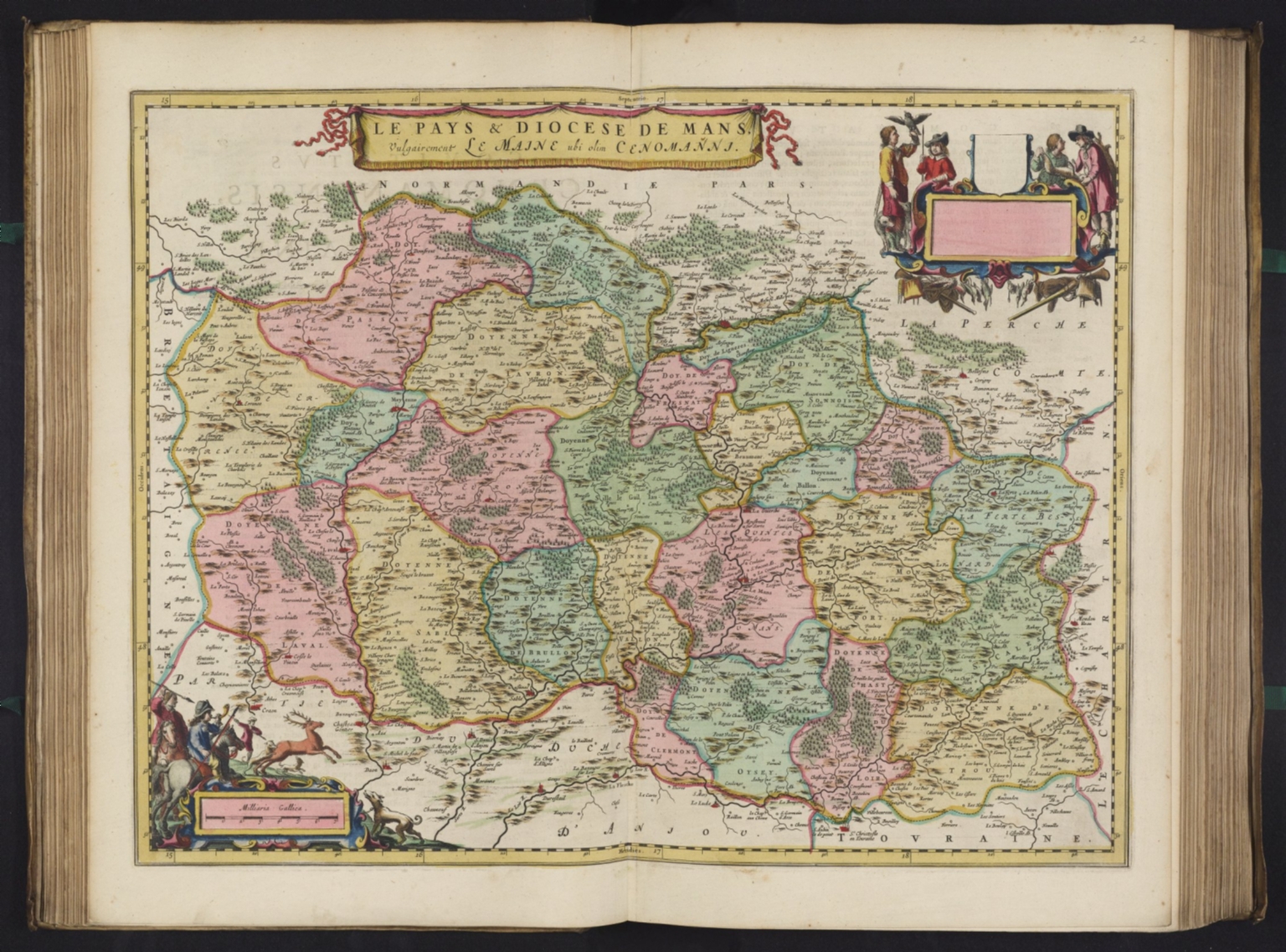 Le Pays & Diocese De Mans - David Rumsey Historical Map Collection