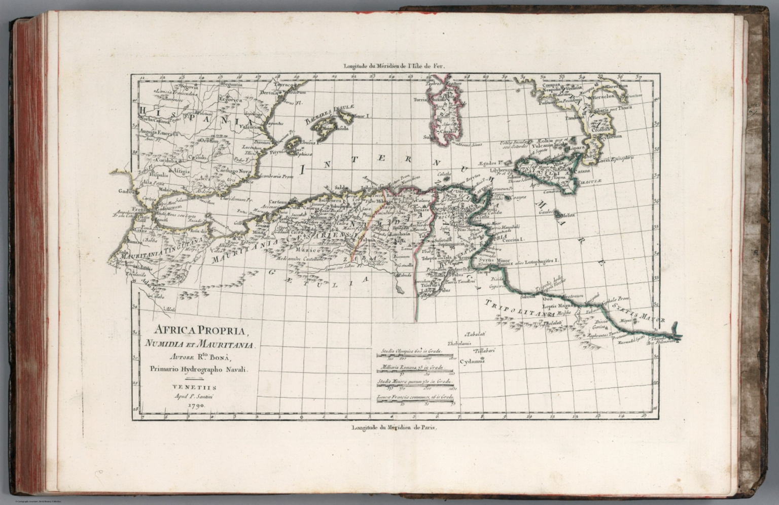 Africa Propria, Numidia et Mauritania David Rumsey Historical Map Collection