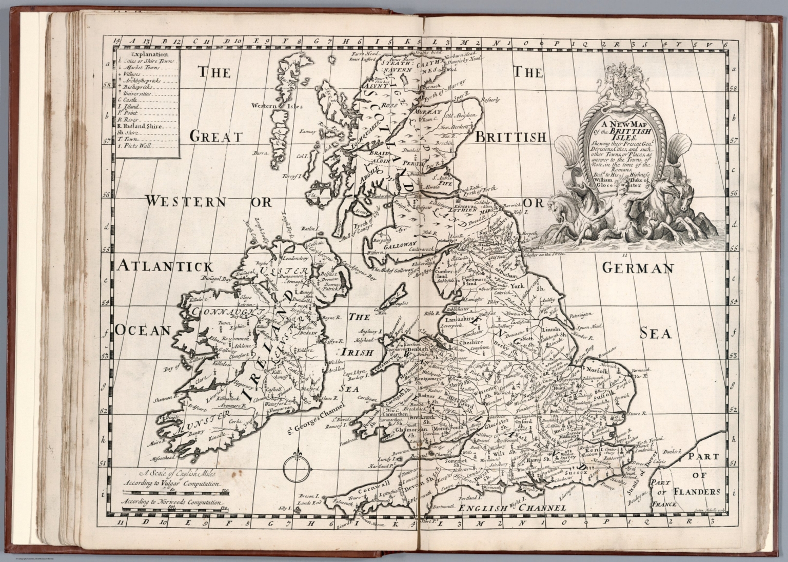 A new map of the Brittish Isles shewing their present genl. divisions ...