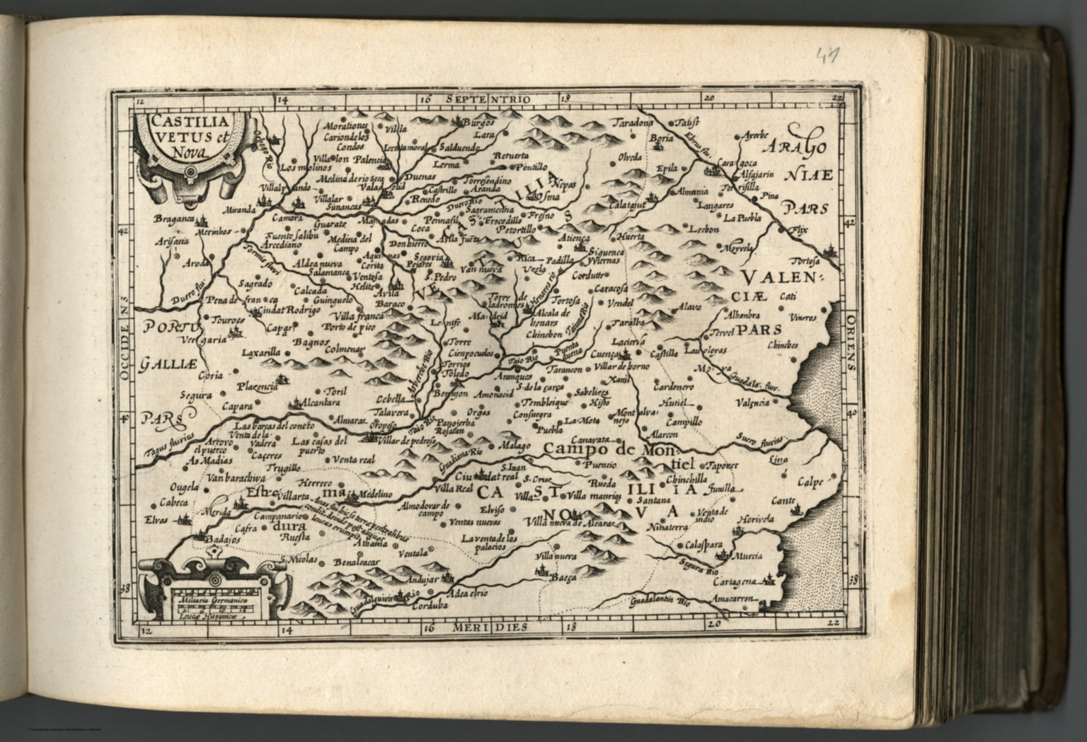 Castilia, Vetus et Nova - David Rumsey Historical Map Collection