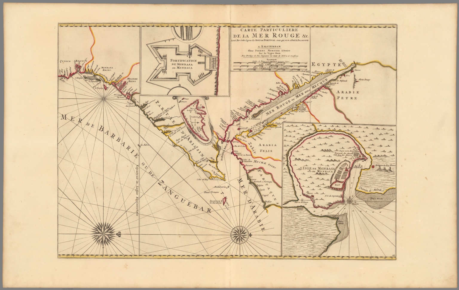 Carte Particuliere De La Mer Rouge David Rumsey Historical Map Collection