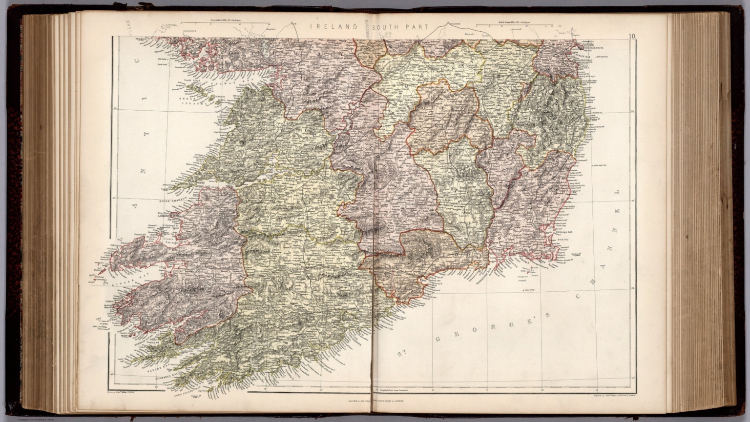 Ireland (southern half). - David Rumsey Historical Map Collection