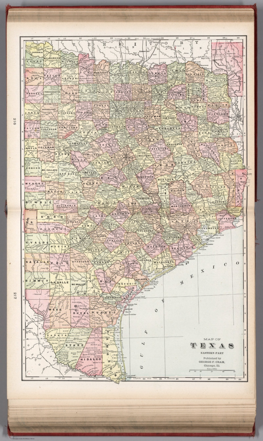 Map of Texas : Eastern part - David Rumsey Historical Map Collection