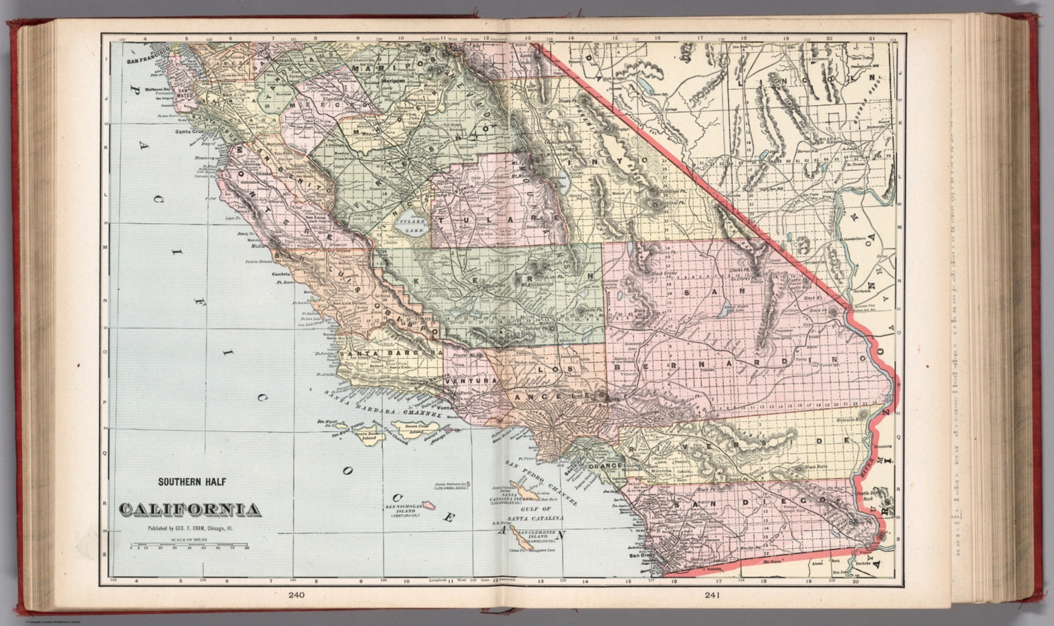 Southern half of California - David Rumsey Historical Map Collection