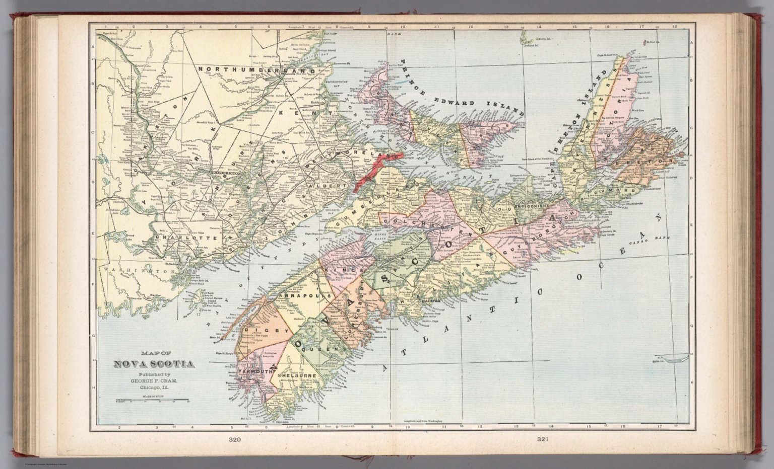 Map of Nova Scotia - David Rumsey Historical Map Collection