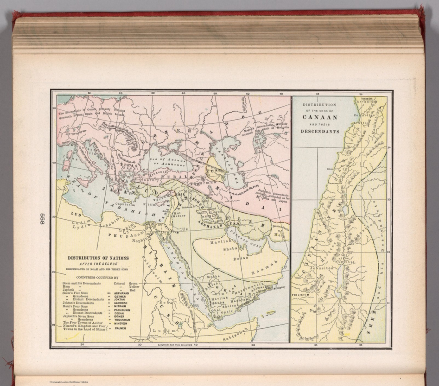 Distribution of Nations After the Deluge Descendants of Noah and His ...