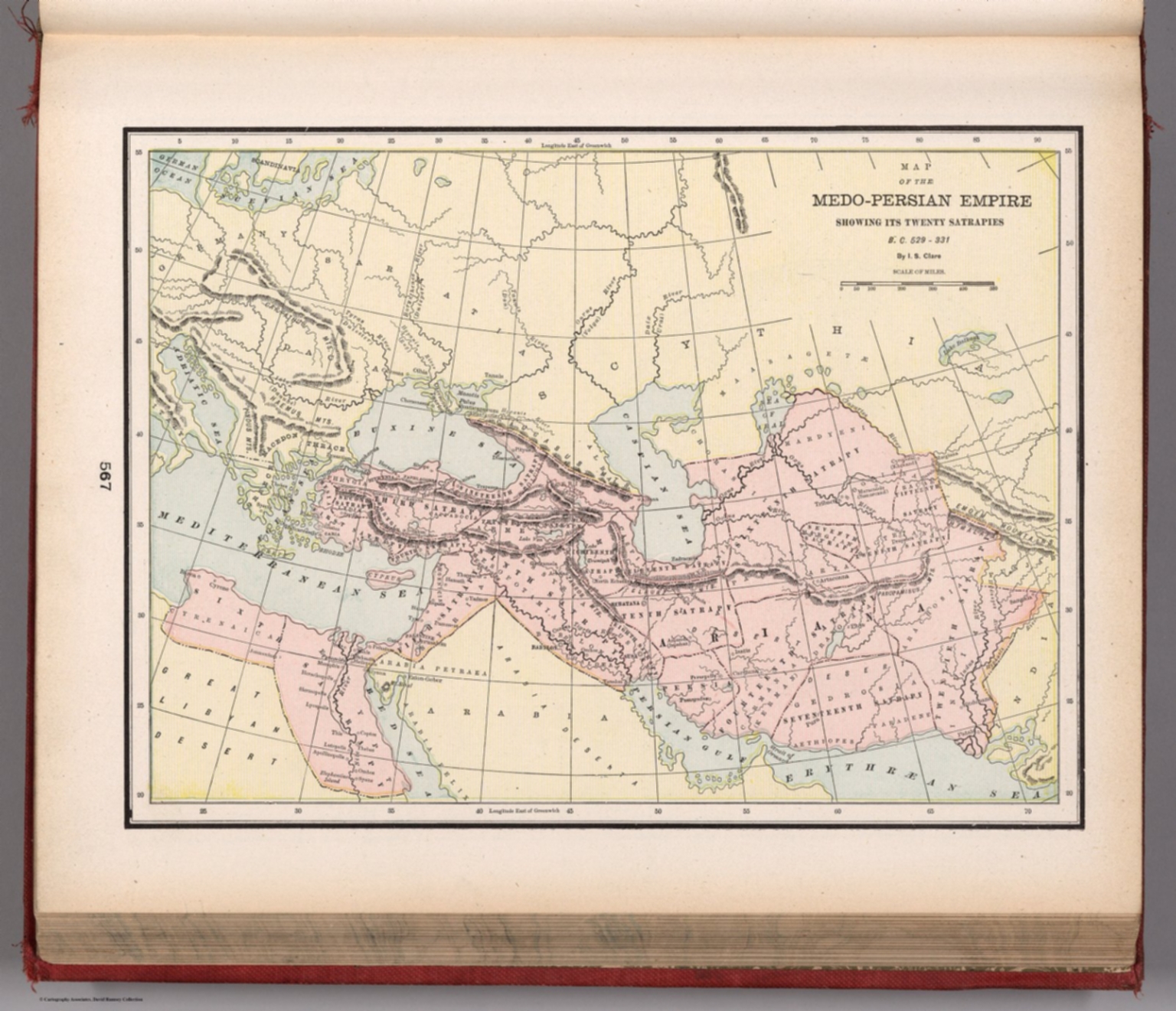 Map Of The Medo Persian Empire David Rumsey Historical Map Collection   1910202 