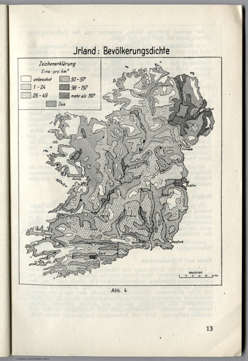 Fig 4 Ireland Population Density David Rumsey Historical Map   7812013 