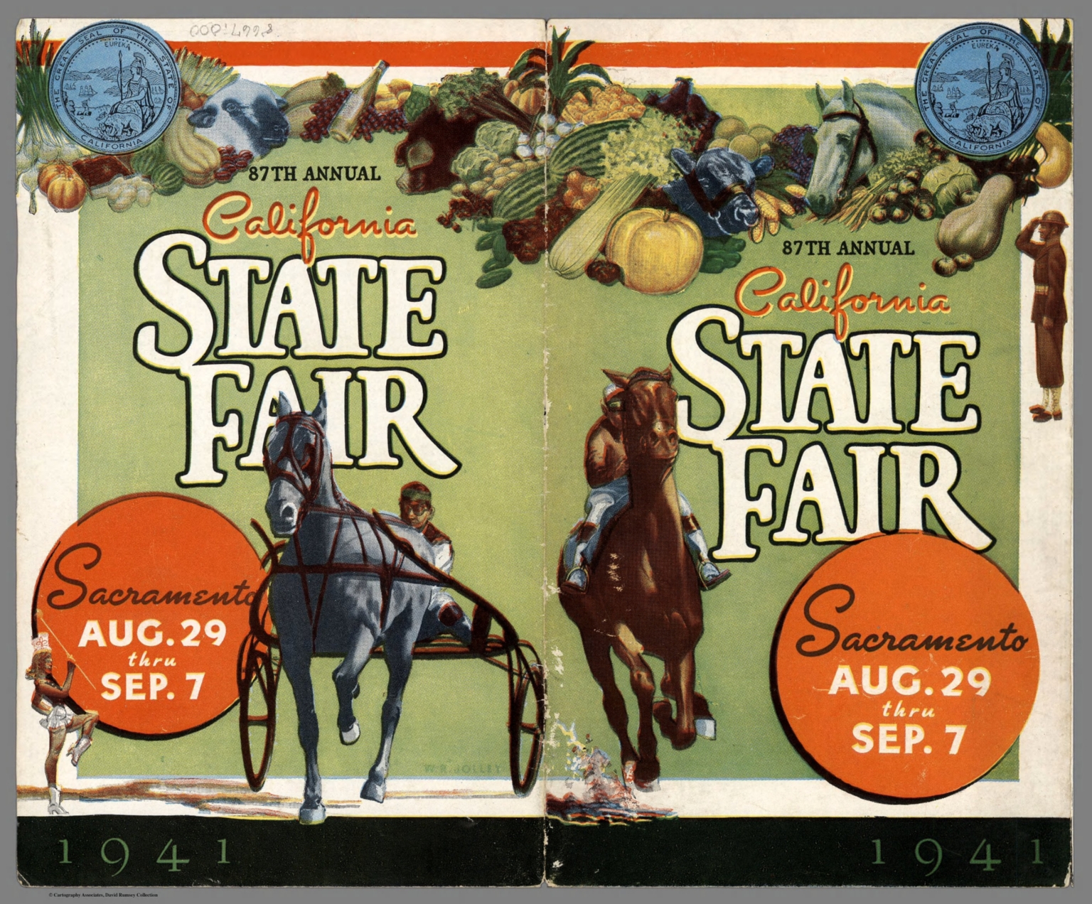 Covers California State Fair. David Rumsey Historical Map Collection