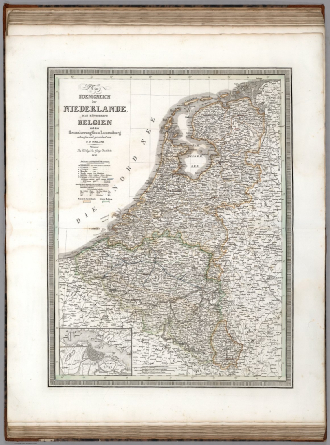 Kingdoms Of The Netherlands And Belgium David Rumsey Historical Map Collection
