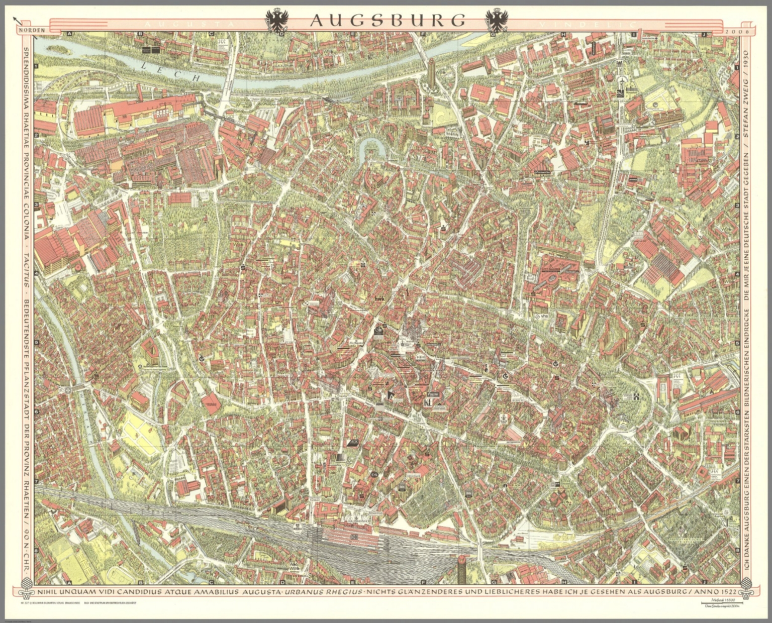 Augsburg, Germany. - David Rumsey Historical Map Collection