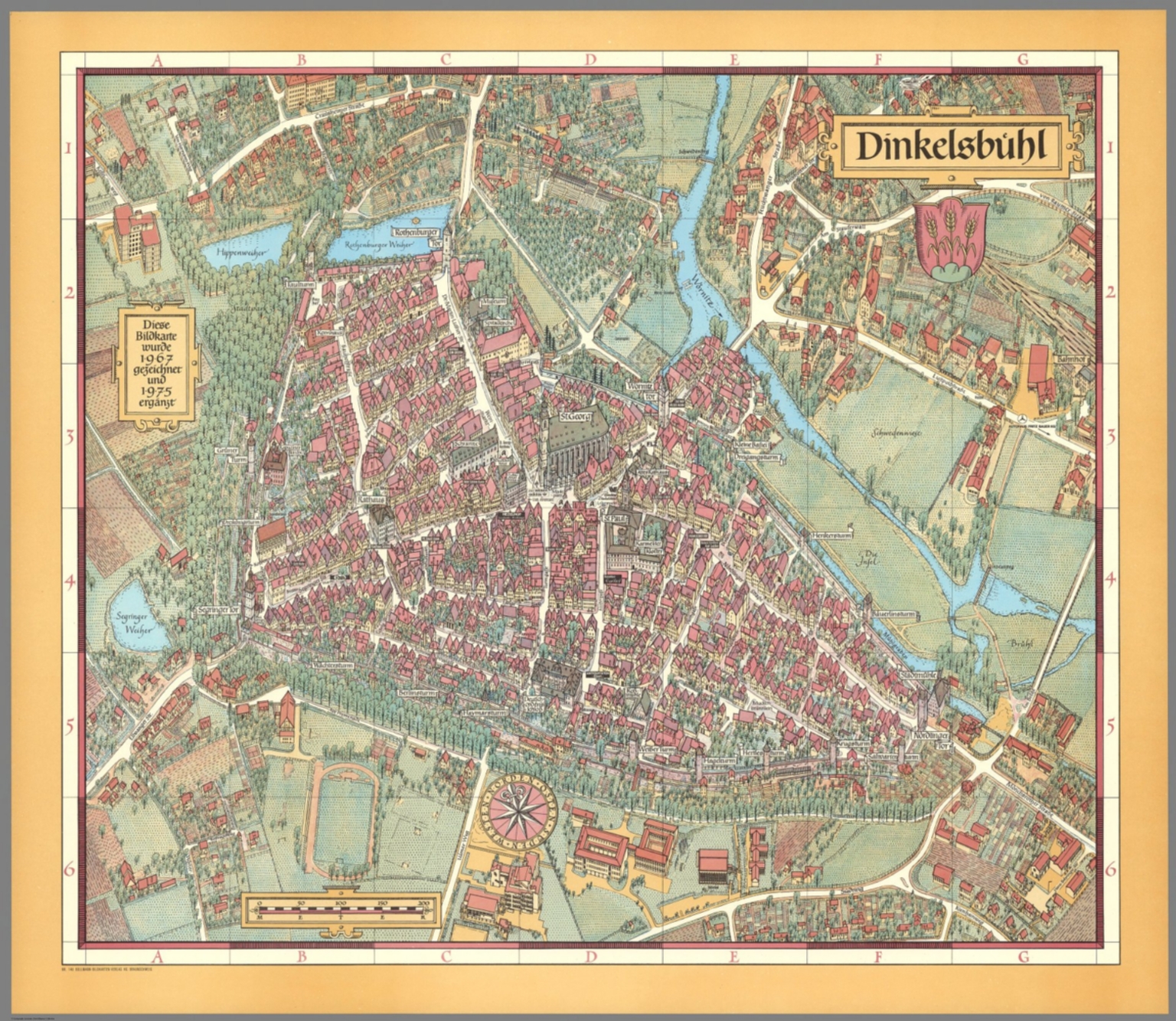 Dinkelsbuehl, Germany. - David Rumsey Historical Map Collection