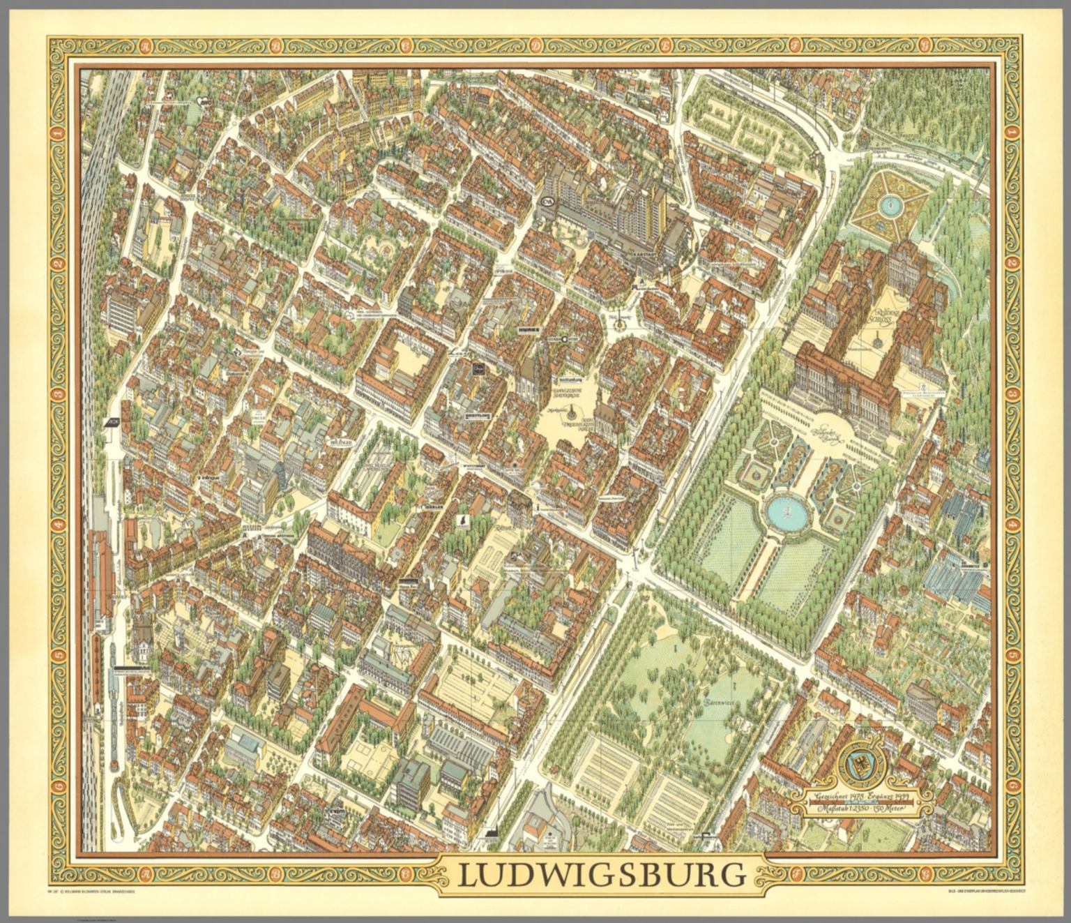 Ludwigsburg, Germany. David Rumsey Historical Map Collection