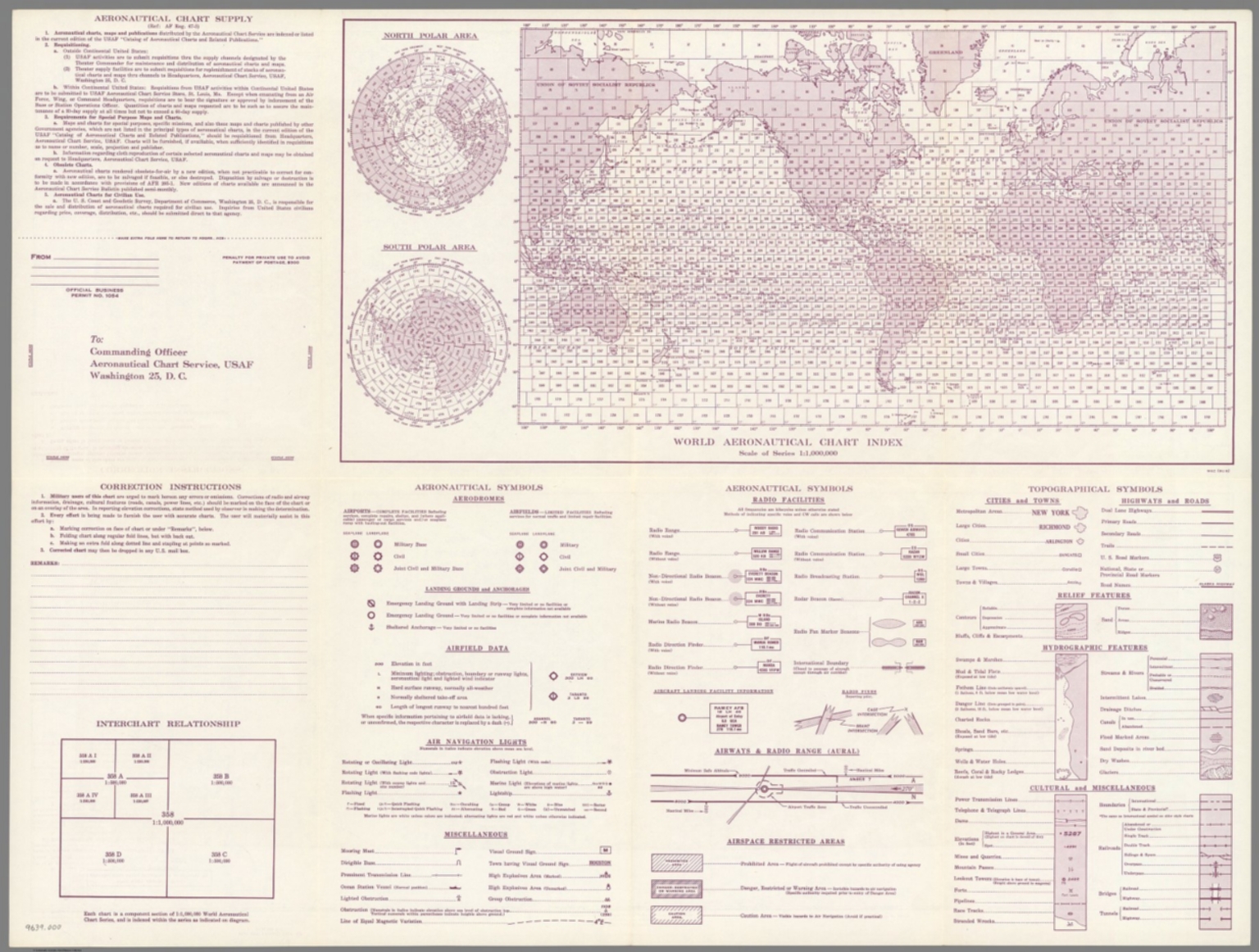 Index Map World Aeronautical Chart Index. Legend. David Rumsey