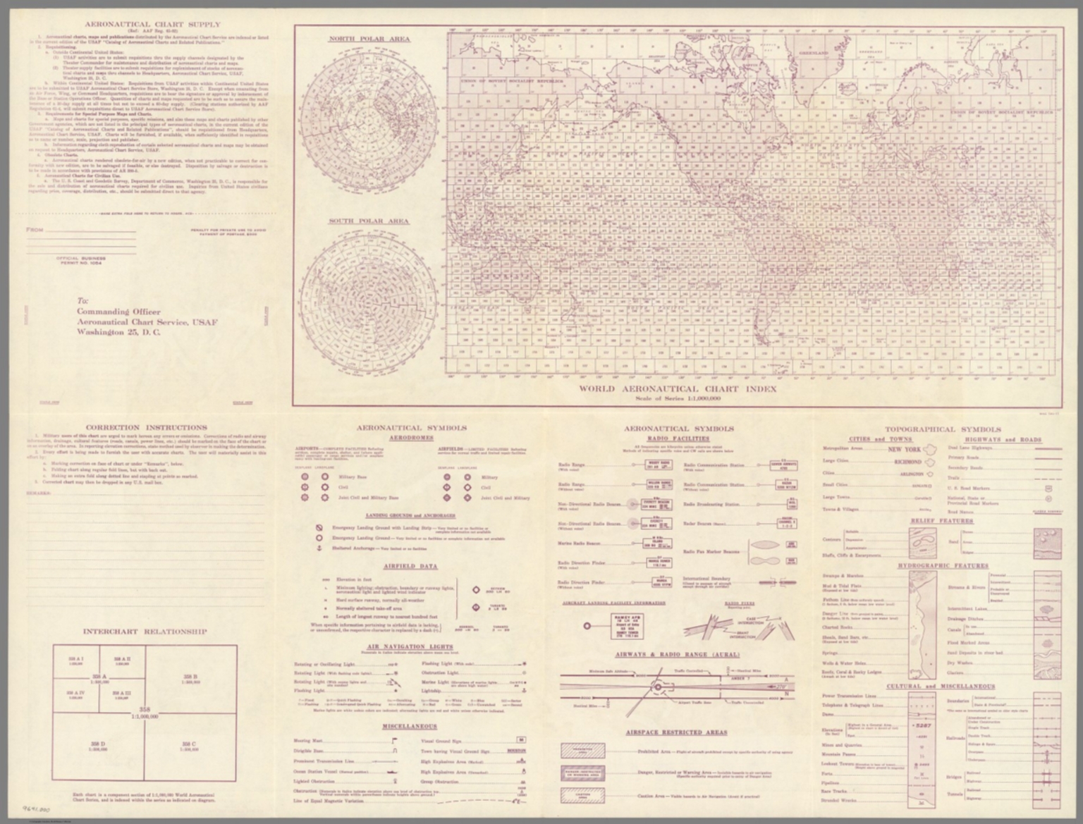 Index Map World Aeronautical Chart Index. Legend. David Rumsey