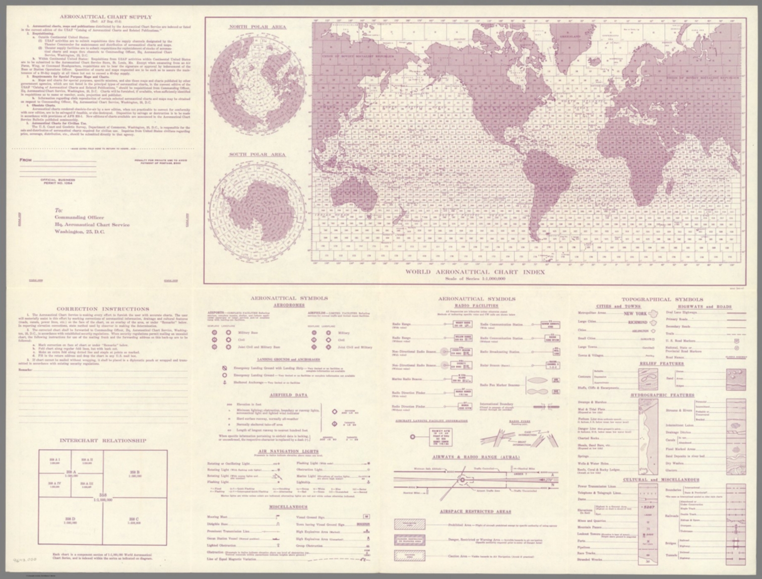 Index Map: World Aeronautical Chart Index. Legend. - David Rumsey ...