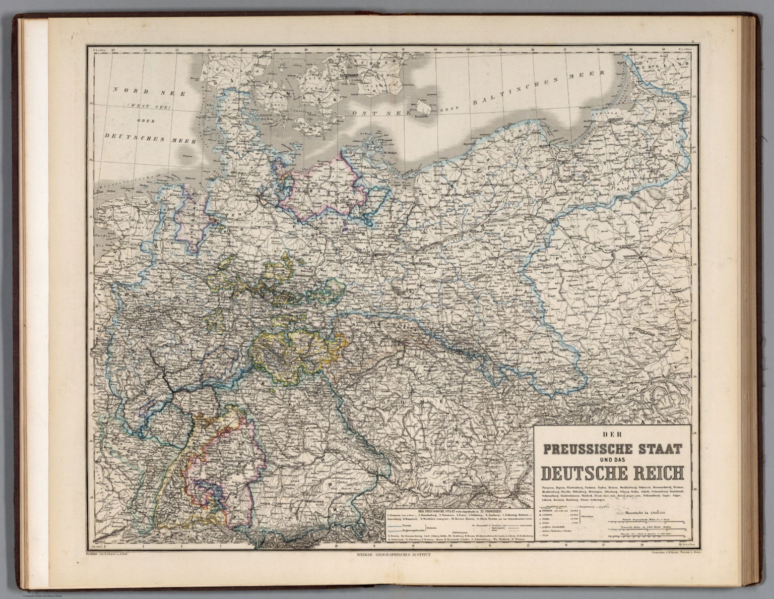 Prussian State and the German Empire. - David Rumsey Historical Map ...