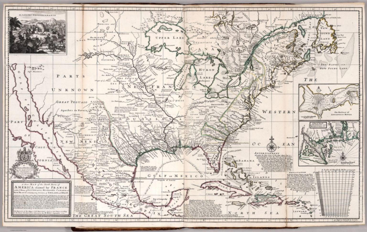 Parts of America Claimed by France. - David Rumsey Historical Map ...