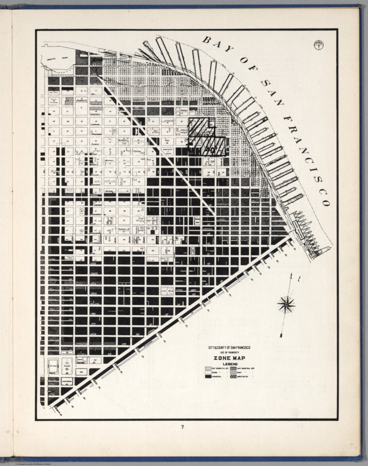 City and County of San Francisco Use of Property, Zone Map, Section 1