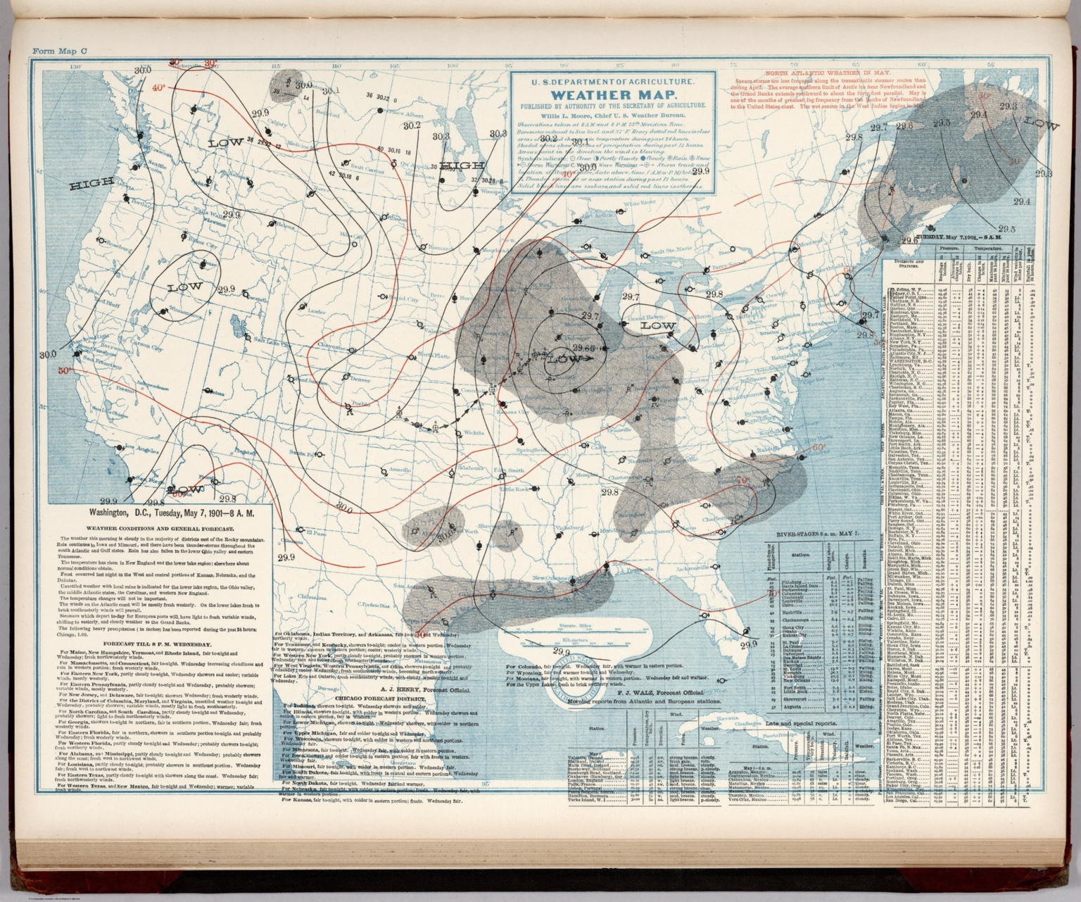 United States Weather Map May - 9734128 
