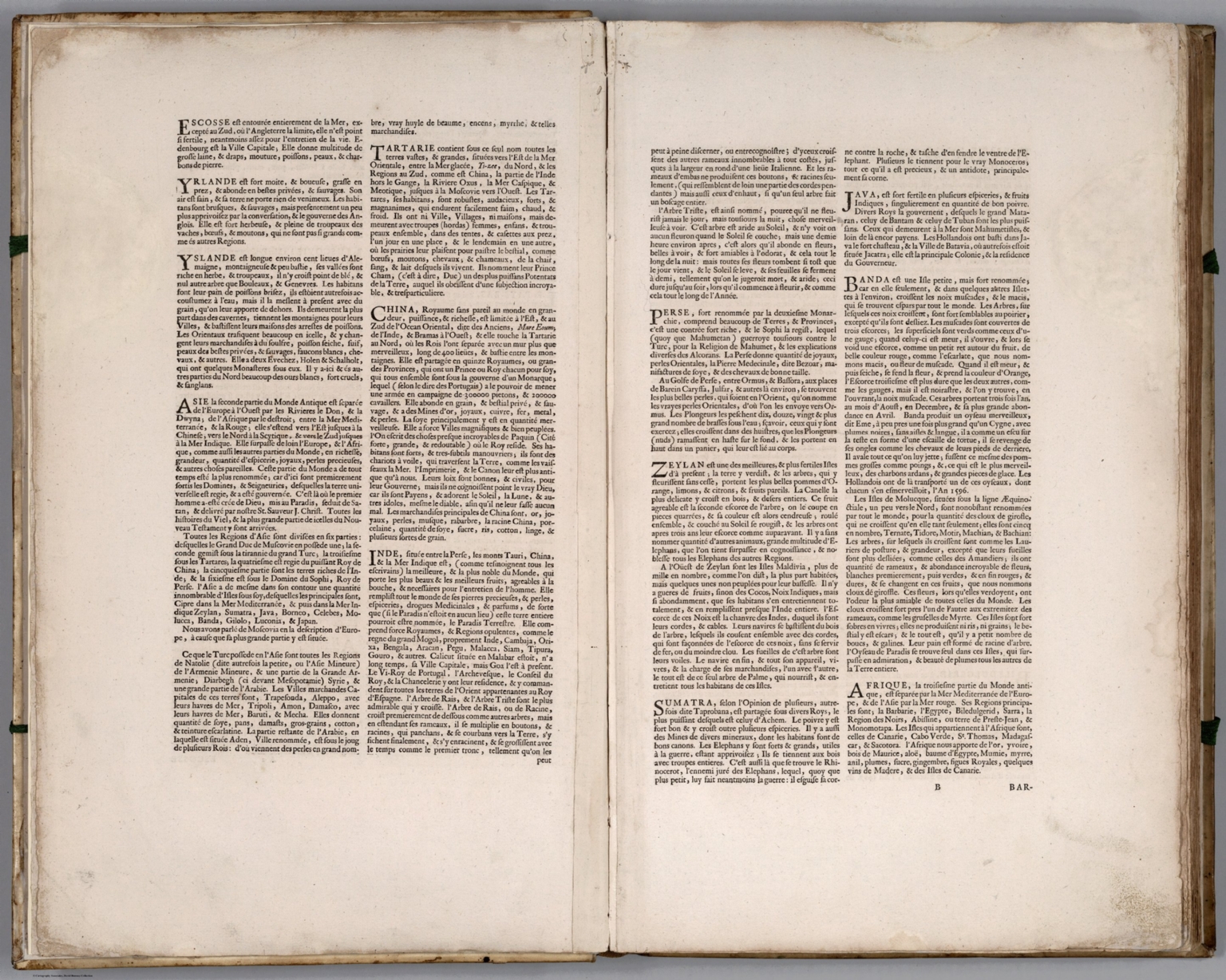 Text: Brieve Declaration Des parties, formes, & proprietes du Monde ...