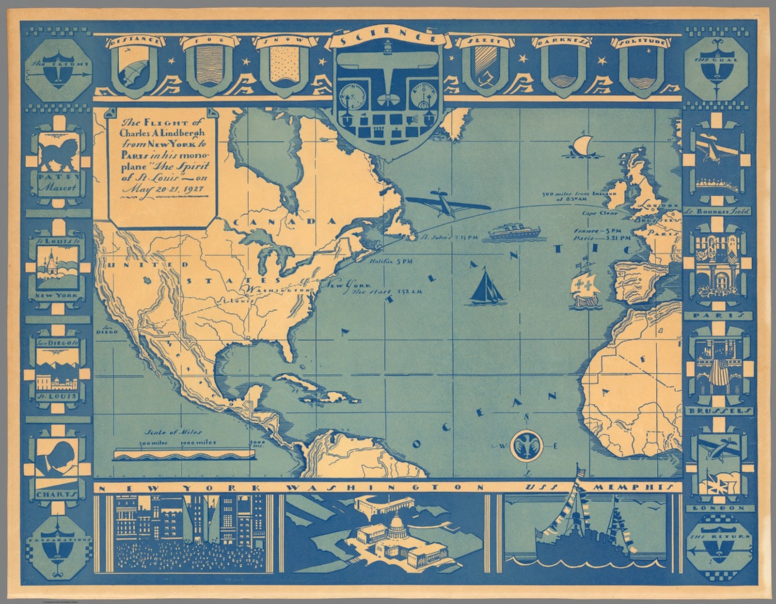 The Flight of Charles A. Lindbergh from New York to Paris, on May 2021