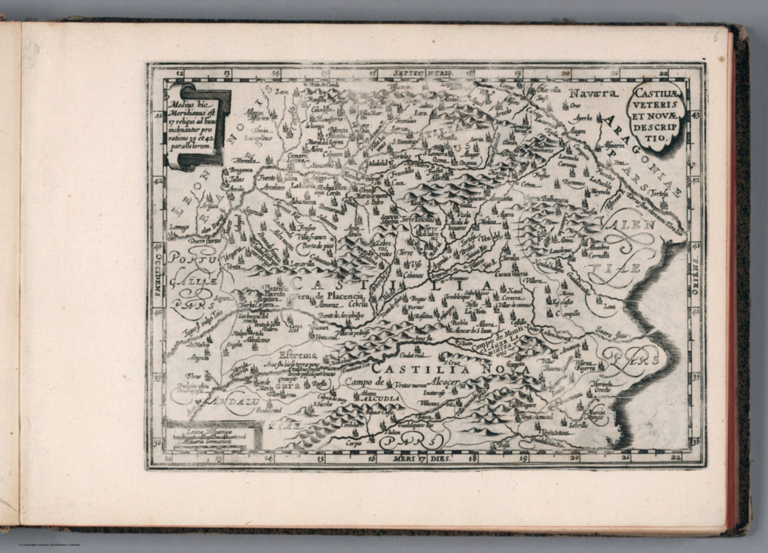 Castiliae Veteris et novae descriptio - David Rumsey Historical Map ...