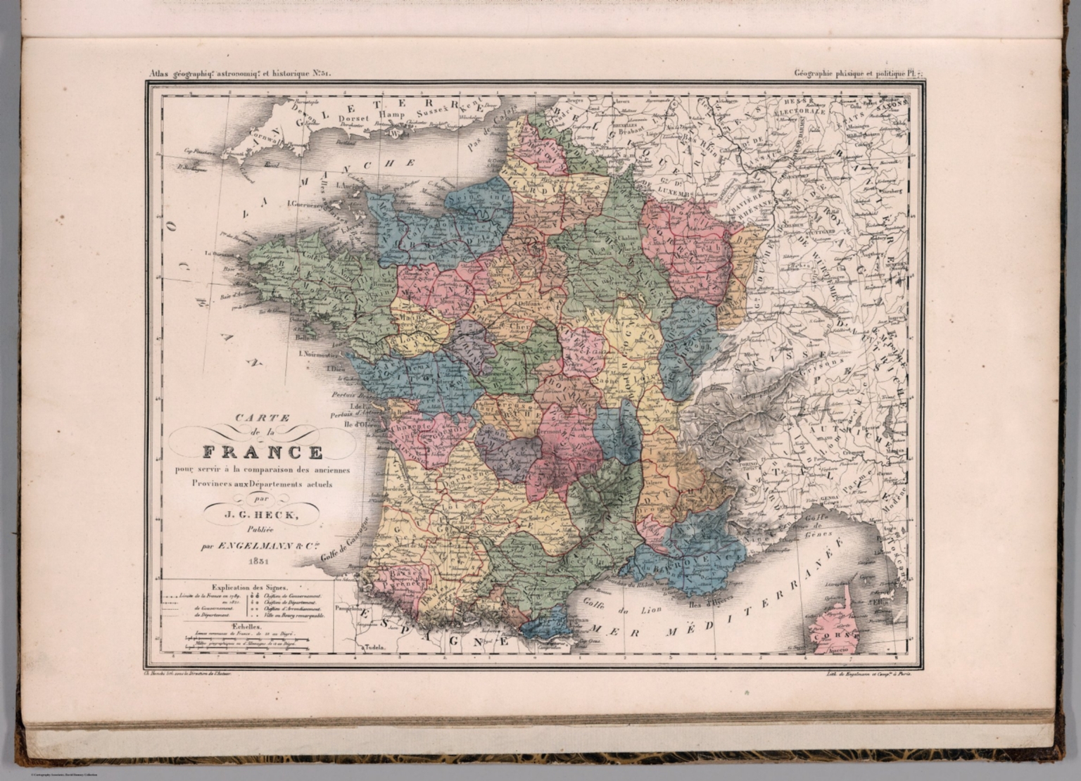 31 France Pour Servir A La Comparaison Des Anciennes Provinces Aux Departements Actuels 1098