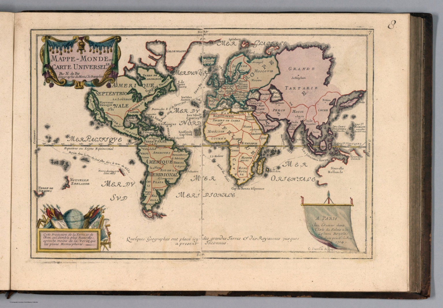 Icanvas Antique Map Terre Universelle 1594 Graphic Art On Canvas Wayfair