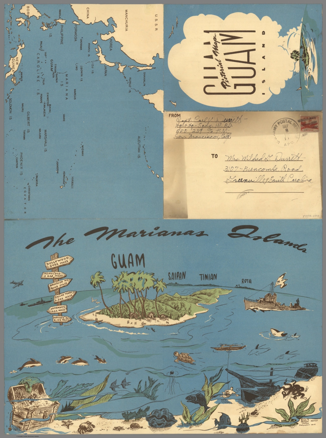 Guam Island. Marianas Islands. - David Rumsey Historical Map Collection