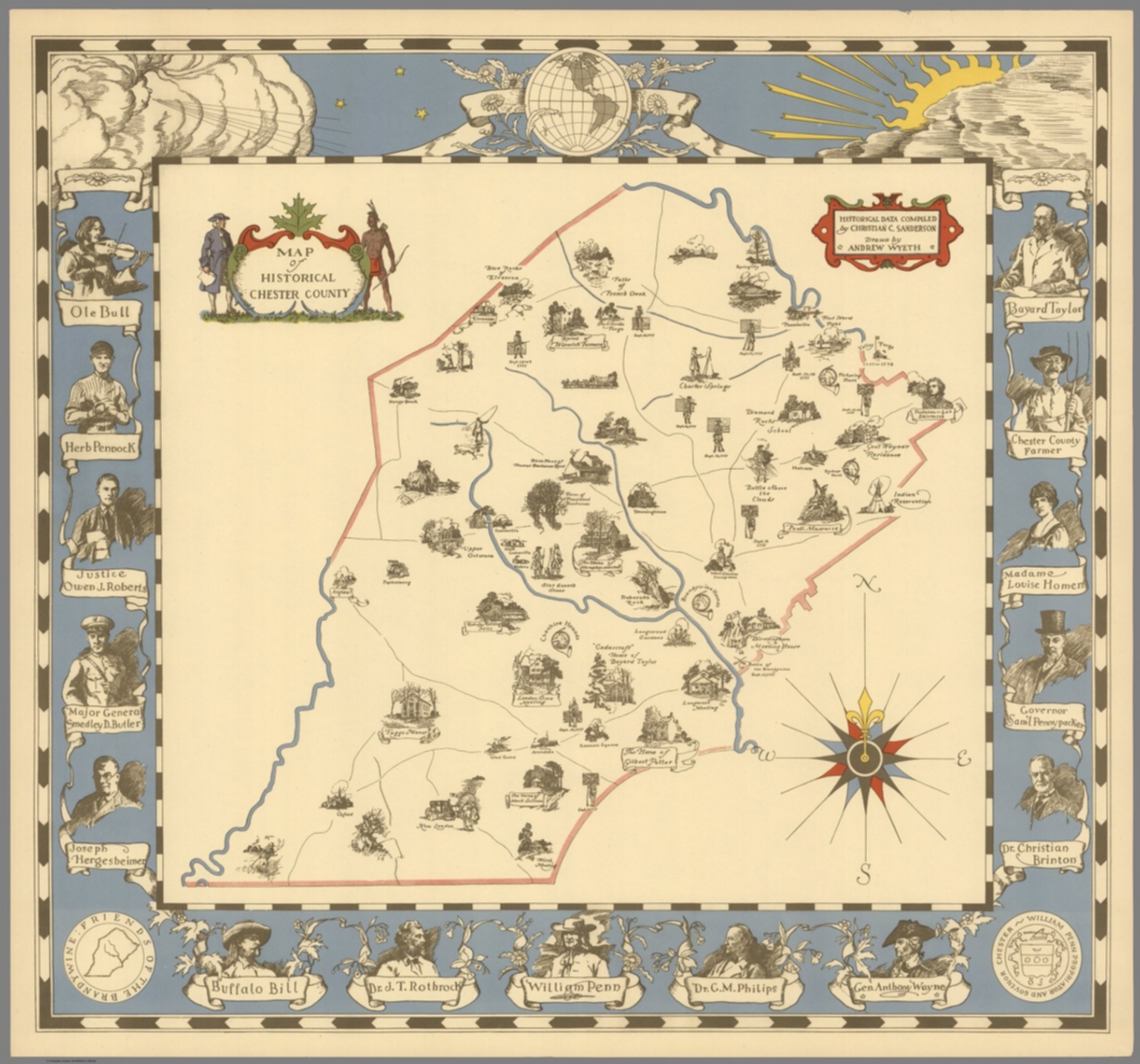 map-of-historical-chester-county-david-rumsey-historical-map-collection