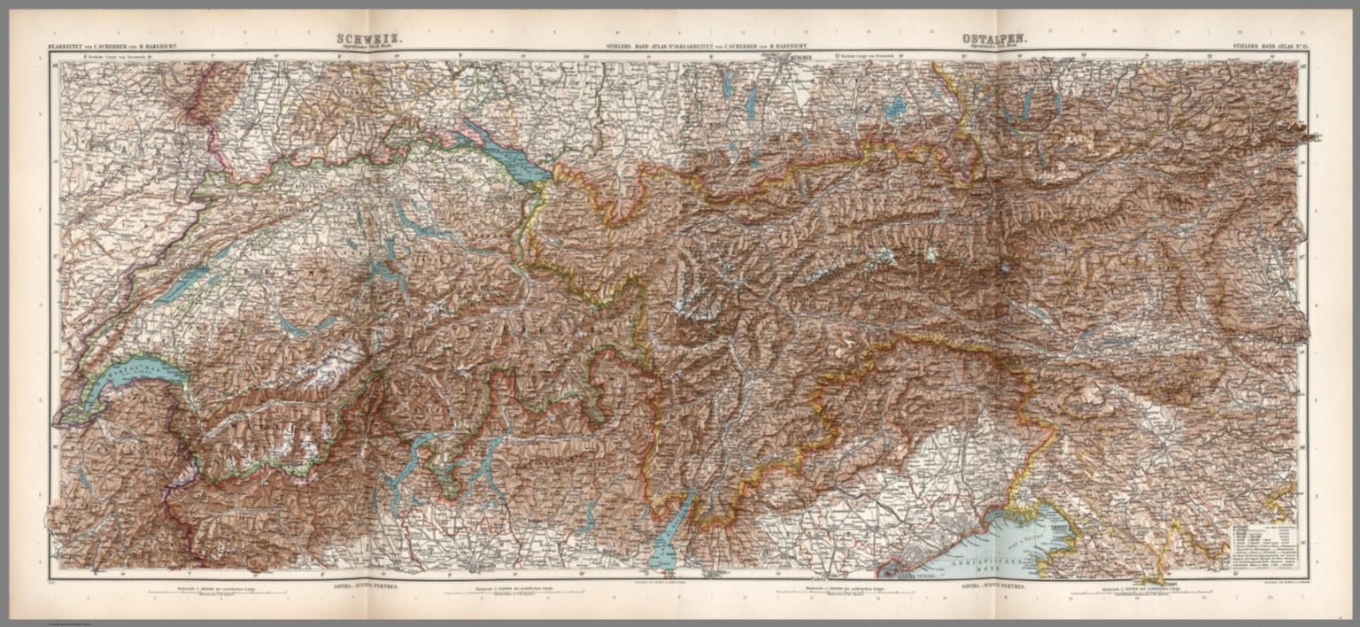 Composite Map: 14-15. Alpenlaender.