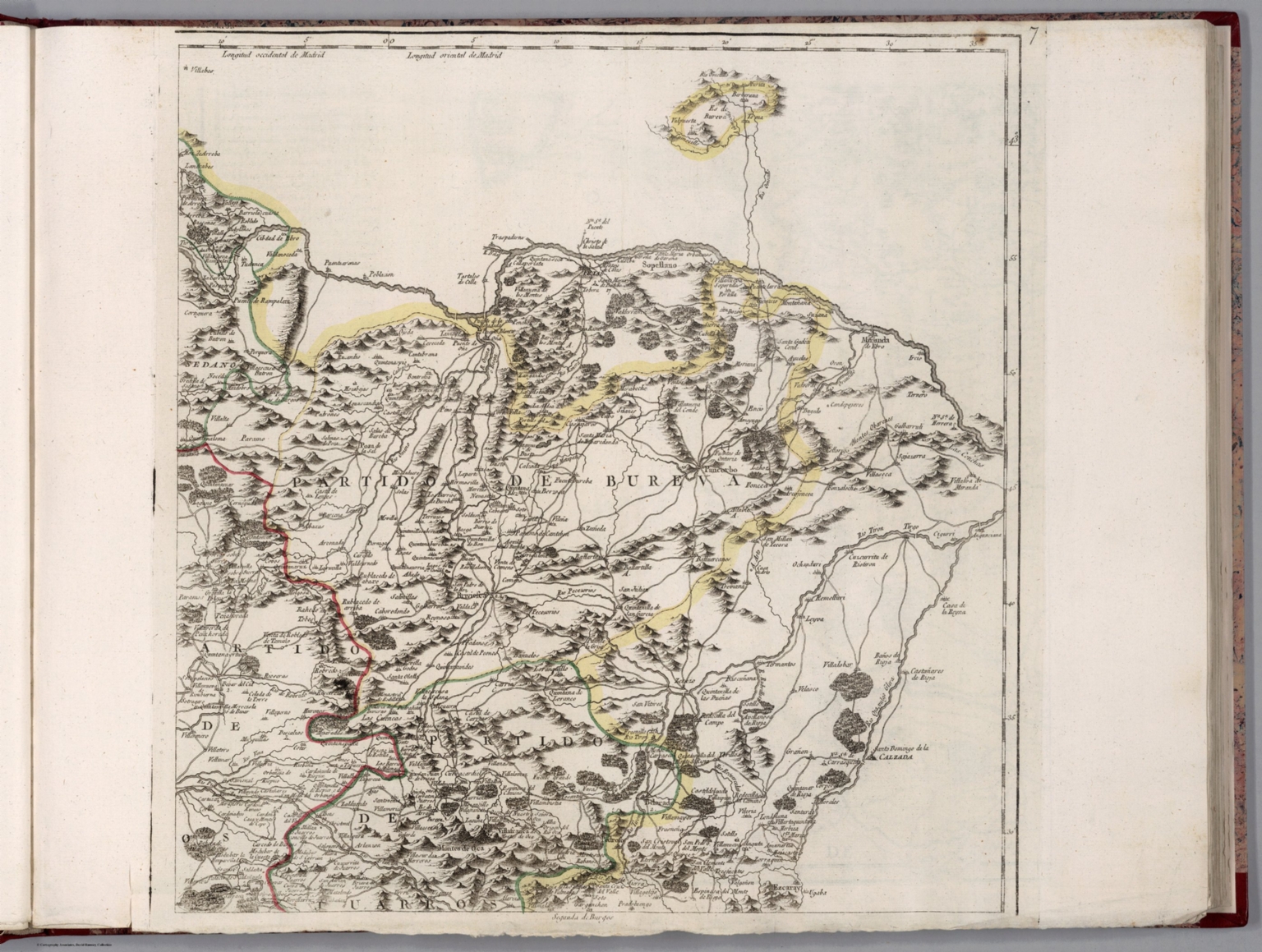 7 Mapa Geografico De Una Parte De La Provincia De Burgos David Rumsey Historical Map Collection 0189