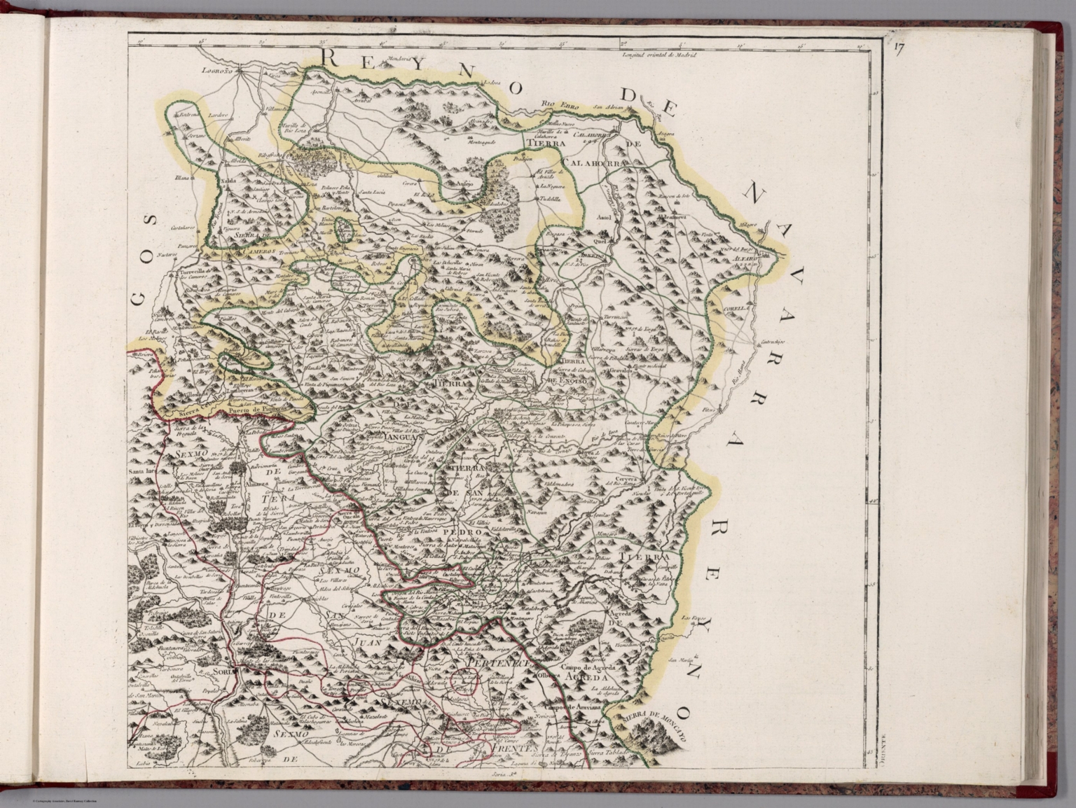 17 Mapa Geografico De La Provincia De Soria David Rumsey Historical Map Collection 8892