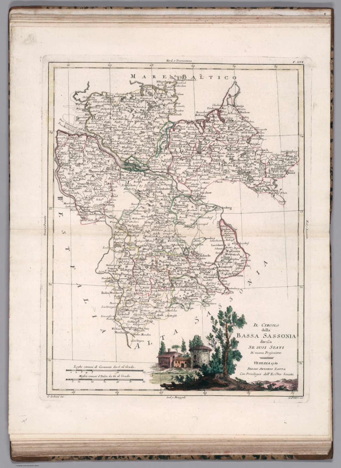 Il Circolo della Bassa Sassonia - David Rumsey Historical Map Collection