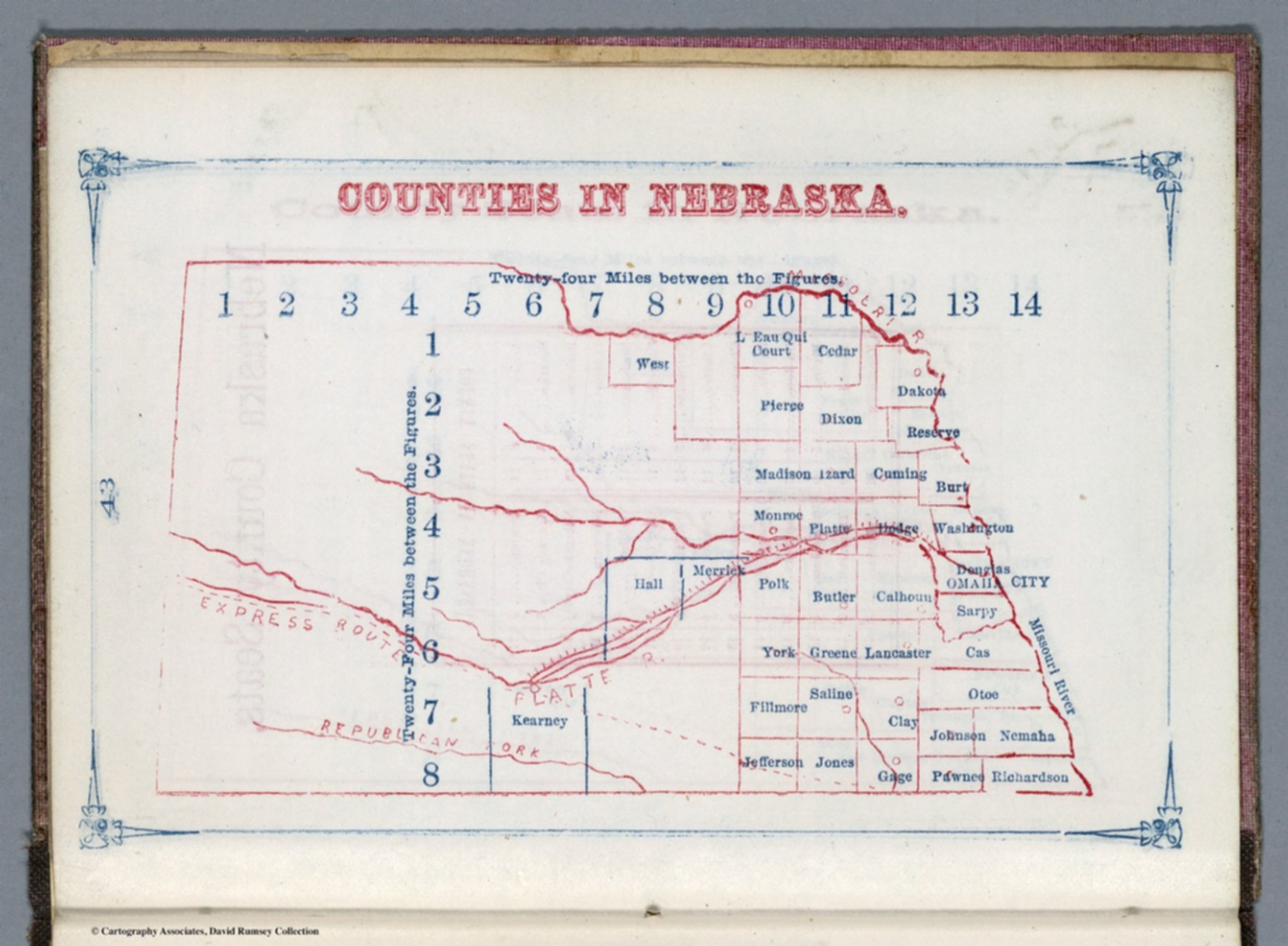 Nebraska Counties - David Rumsey Historical Map Collection