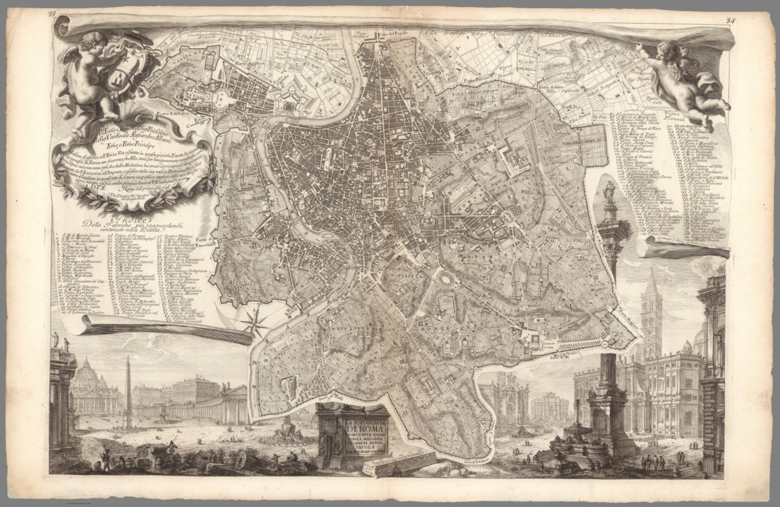 La topografia di Roma - David Rumsey Historical Map Collection