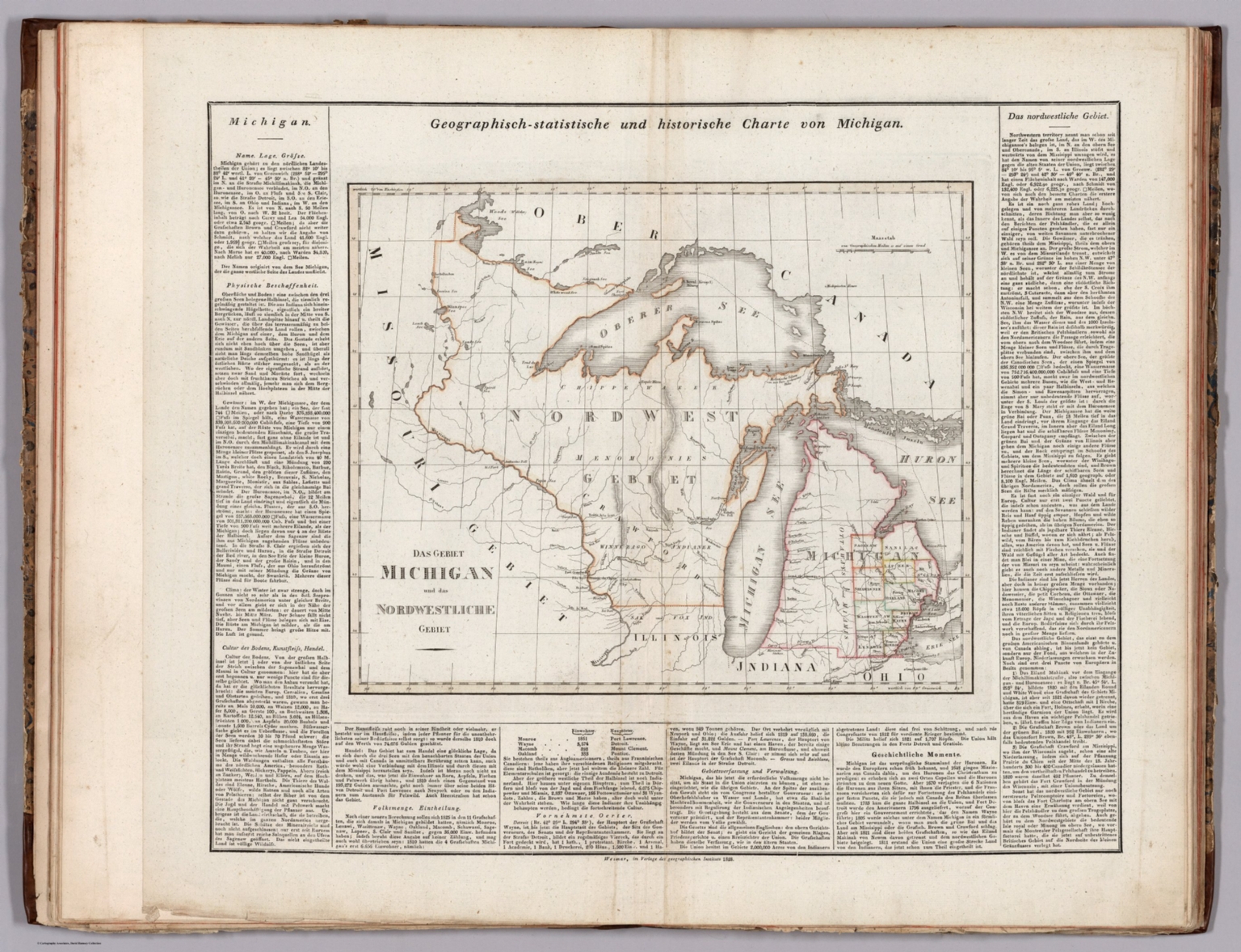 Michigan David Rumsey Historical Map Collection 4384