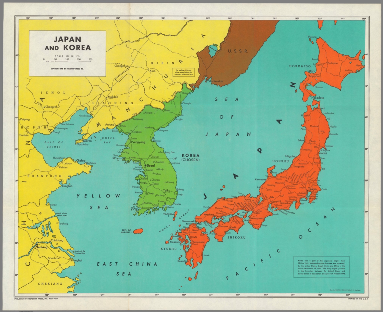 Japan and Korea. - David Rumsey Historical Map Collection