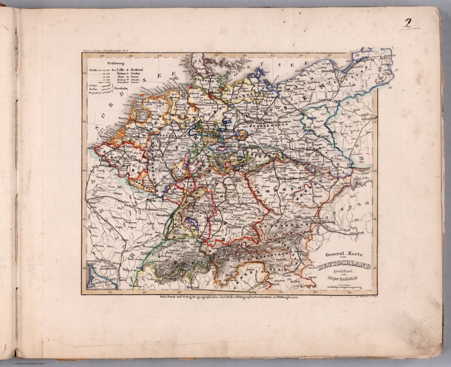 General karte von Deutschland - David Rumsey Historical Map Collection