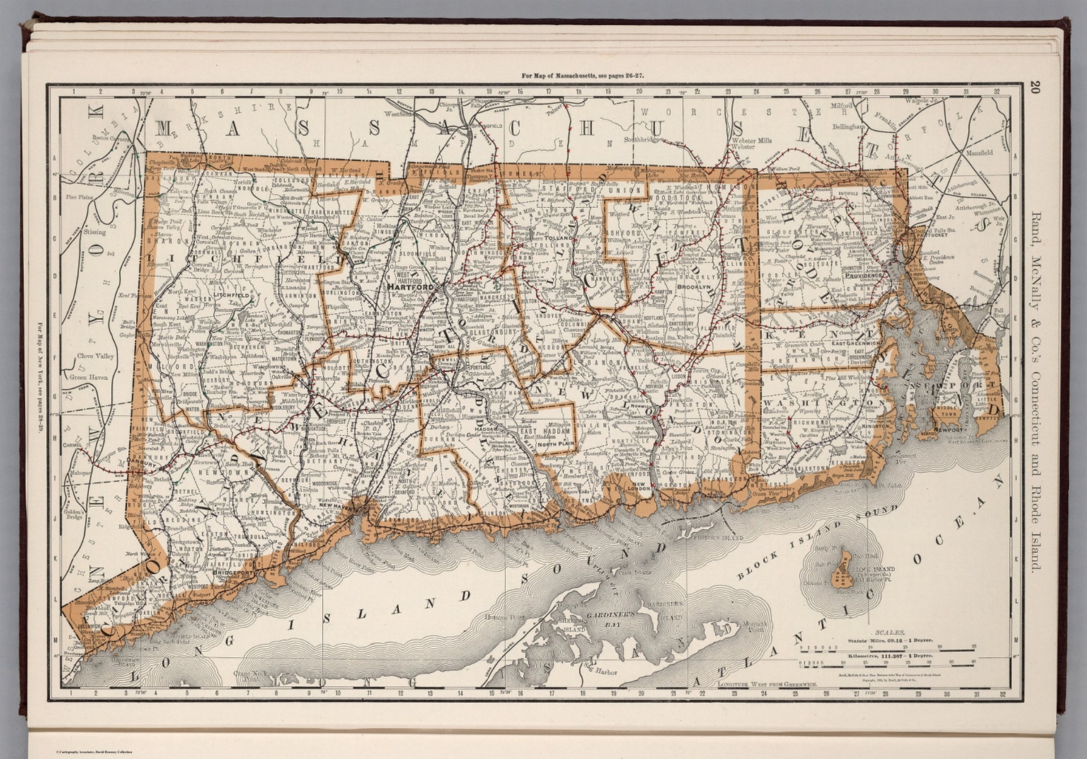 Connecticut. Rhode Island. - David Rumsey Historical Map Collection