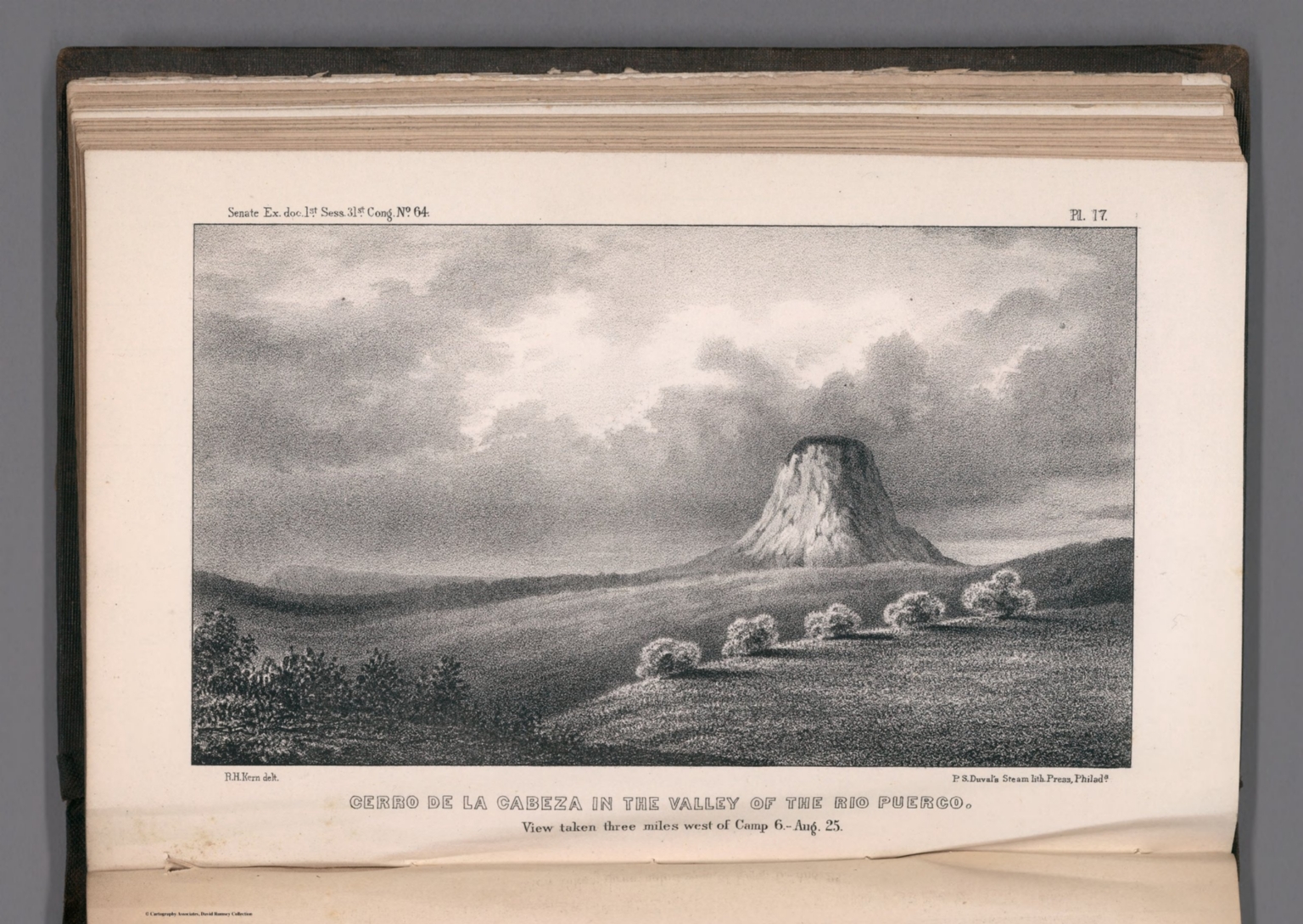 Cerro De La Cabeza In The Valley Of The Rio Puerco David Rumsey Historical Map Collection
