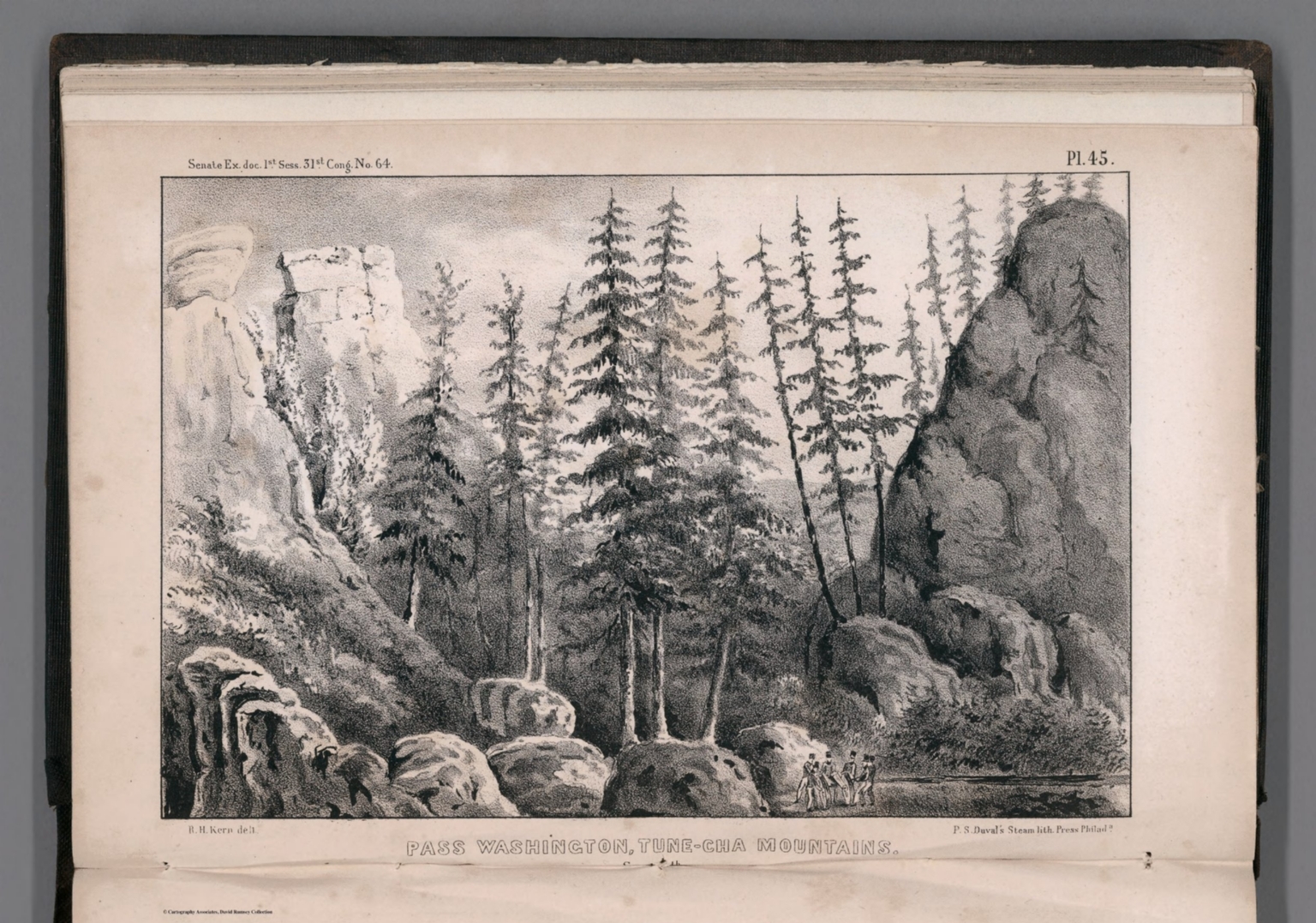Pass Washington Tune Cha Mountains David Rumsey Historical Map Collection