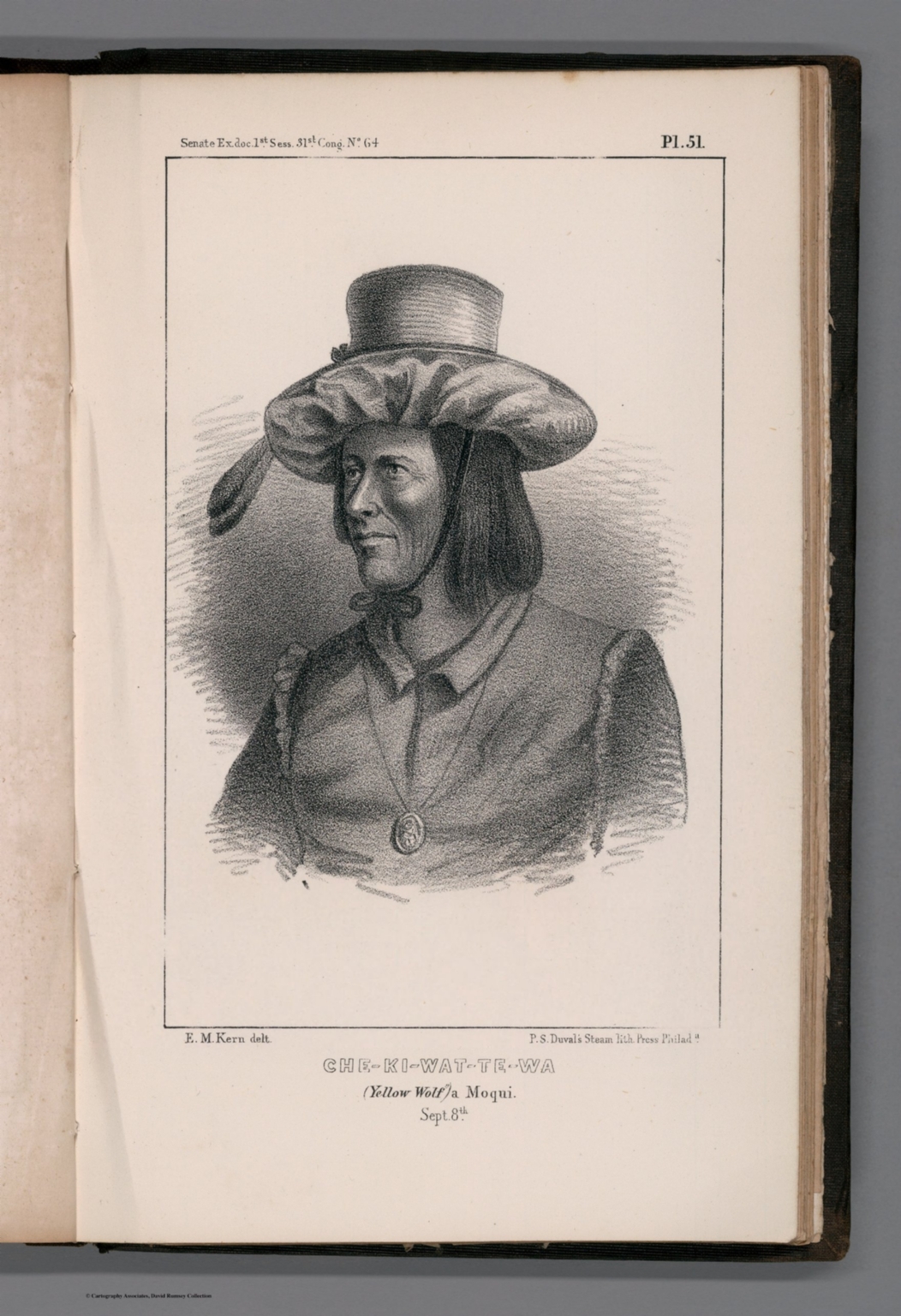Che Ki Wat Te Wa Yellow Wolf A Moqui David Rumsey Historical Map Collection