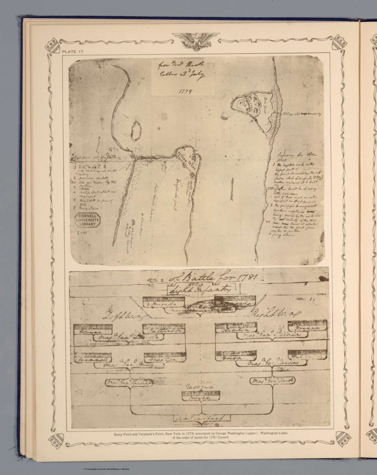 Stony Point and Verplank's Point, New York, in 1779 David Rumsey