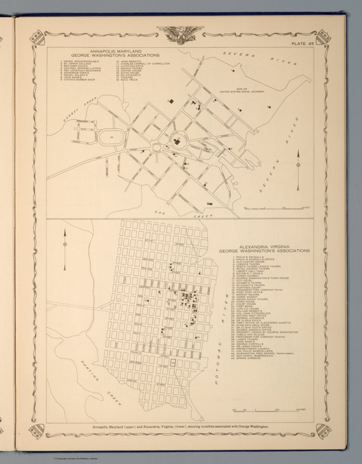 Annapolis, Maryland, and Alexandria, Virginia David Rumsey Historical