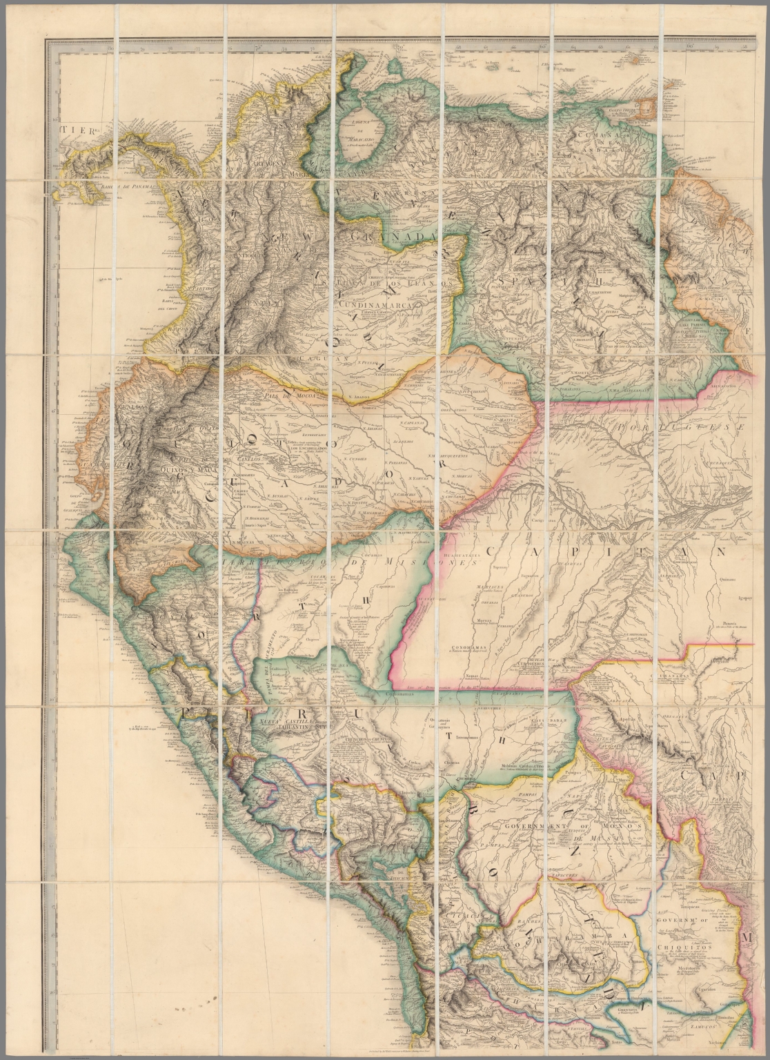 North West. South America. - David Rumsey Historical Map Collection