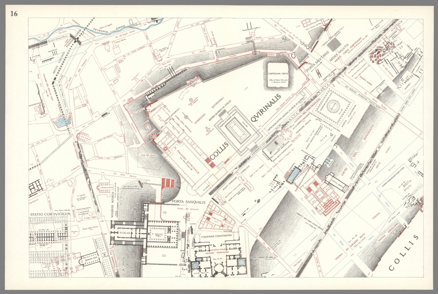 Sheet 16: Forma Urbis Romae. - David Rumsey Historical Map Collection