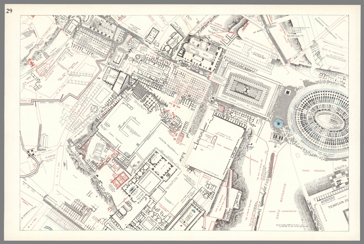 Sheet 29: Forma Urbis Romae. - David Rumsey Historical Map Collection